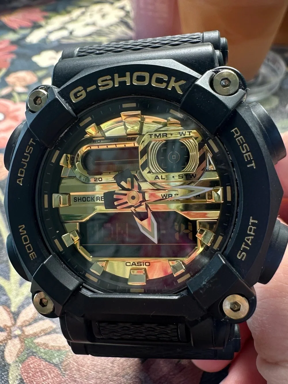 G-Shock Black and Gold Digital-Analog Men’s Watch